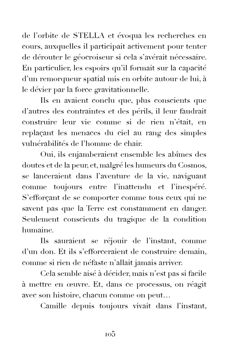 Extrait de Tandis que les étoiles dansaient